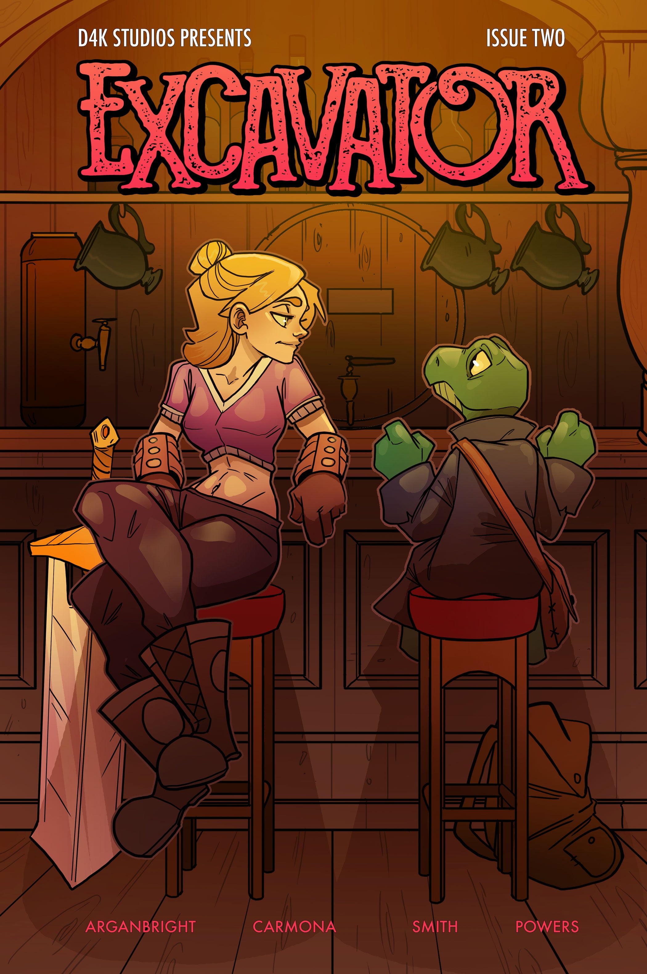 Excavator - Issue #2 - Cover B by K.Lynn-Smith