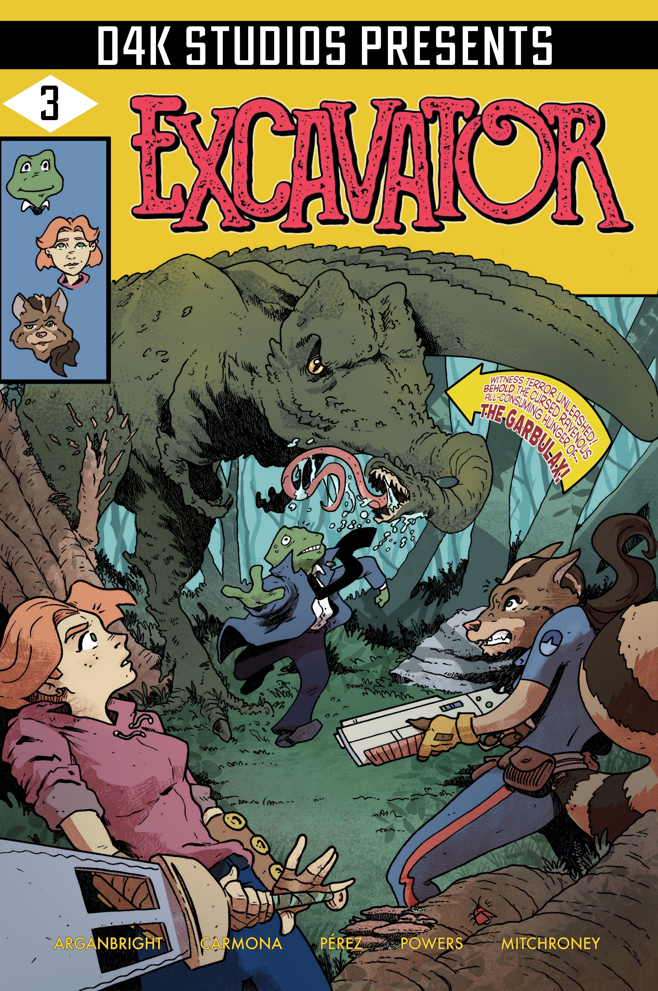 Excavator - Issue #3 - Cover C by Emmanuel Pérez